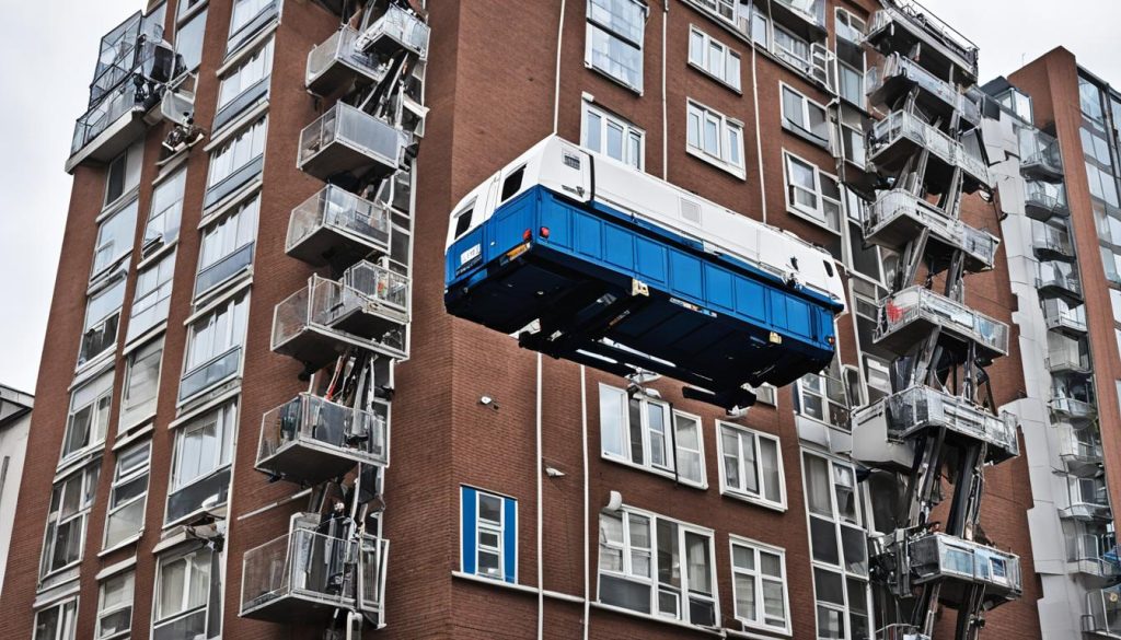 Verhuisbedrijven lift