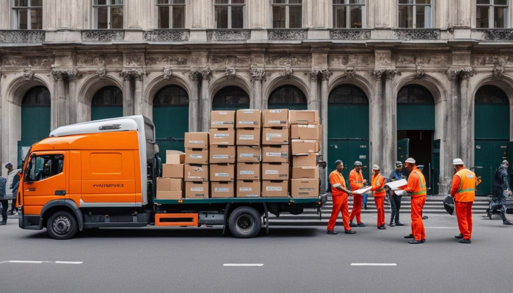 Verhuisbedrijven verhuiswagen